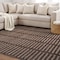 World Rug Gallery Bohemian Stripe Lines Shag Area Rug 5 ft x 7 ft Beige WR128BEIGE5X7 - alternate 7