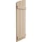 Ekena Millwork Rough Cedar 3 Board Joined Board-n-Batten w/Elliptical Top Faux Wood Shutters, 16 1/2W x 88H, PR SHUBJL16X88RCPR - alternate 5