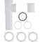 Do It Best 1-1/2'' White Polypropylene End Outlet Tee  DIB20668 - alternate 1