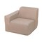 Deko Living 2 Place Seating  Brown Compressed Foam Sectional Sofa CIF50117SET - alternate 2
