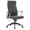 Leisuremod Hilton Leather Office Chair, Charcoal HO20CHL - alternate 1