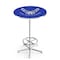 Holland Bar Stool Co 42" Chrome U.S. Air Force Pub Table, 36" dia. Top L216C4236AirFor - alternate 1