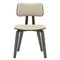 Leisuremod Clivo Leather Dining Chair with Walnut Poplar Wood Frame, 2PK CDDW-18TP2 - alternate 5