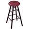 Holland Bar Stool Co Oak Bar Stool, Dark Cherry Finish, Texas State Seat RC30OSDC - alternate 1