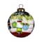 Homeroots Holly Seas And Greetings Hand Painted Mouth Blown Glass Ornament 477545 - alternate 3