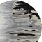 Homeroots 8' Black Gray And Ivory Round Abstract Washable Indoor Outdoor Area Rug 601178 - alternate 5
