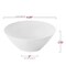 Smarty Had A Party 6 oz. Solid White Organic Round Disposable Plastic Dessert Bowls (120 Bowls), 120PK 936-WH-CASE - alternate 4