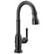 Delta Broderick Single Handle Pull-Down Bar / Prep Faucet With Touch2O Technology 9990T-BL-DST - alternate 1