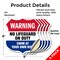 Signmission Pool Warning Shield Sign No Lifeguard On, 6 inch X 6 inch, Vinyl Decal, 5PK SHI-D-5PACK-6-432 - alternate 3