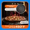 Emporio Kitchen Non-Stick Pizza Pan, 16in Carbon Steel, Perforated, Gray Marble Coating, Oven Safe, 2PK EMPPIZ0274 - alternate 3