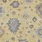 Homeroots 3' X 5' Gold Brown And Blue Floral Washable Indoor Outdoor Area Rug 606152 - alternate 3