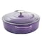 Crock-Pot Artisan 2 Piece 5 Quart Enameled Cast Iron Braiser with Lid in Lavender 128607.02 - alternate 6