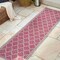 Jonathan Y Trebol Moroccan Trellis Textured Weave Fuchsia/Light Gray 2 ft. x 8 ft. Indoor/Outdoor Runner Rug SMB109H-28 - alternate 5
