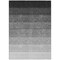 Homeroots 10' X 14' Black And Ivory Ombre Washable Indoor Outdoor Area Rug 595792 - alternate 5
