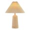 Jonathan Y Arvid 20.5" Rustic Scandinavian Resin/Iron Lighthouse LED Table Lamp w/Pleated Shade, Beige Wood Fini JYL1146A - alternate 1