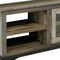 Homeroots 93" Brown Solid Wood Cabinet Enclosed Storage Distressed TV Stand 528768 - alternate 3