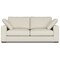 Homeroots 78" Cream Fabric Sofa With Brown Legs 640968 - alternate 1