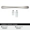 Amerock Vaile 5-1/16 inch (128mm) Center-to-Center Satin Nickel Cabinet Pull, 10PK 10VMP37231G10 - alternate 4