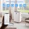 Edendirect 9,500 BTU Portable Air Conditioner Cools 700 Sq. Ft. with Heater, Dehumidifier and Wi-Fi in White ED-OX-14KHW - alternate 3