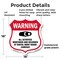 Signmission Video Surveillance Shield Sign Warning A, 18 Inch X 18 Inch, Plastic Sign SHI-P-18-474 - alternate 4