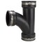 Prosource Flexible Pipe Tee, PVC, Black QT-300 - alternate 1