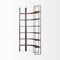 Homeroots 90" Black And Brown Iron and Wood Six Tier Bookcase 380588 - alternate 4