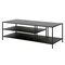 Homeroots 48" Black Steel Coffee Table With Two Shelves 520907 - alternate 2
