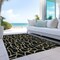 Homeroots 8' X 10' Black And Gold Geometric Washable Indoor Outdoor Area Rug 599181 - alternate 3