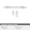 Amerock Carrione 3-3/4 inch 96mm Center-to-Center Marble White/Champagne Bronze Cabinet Pull BP36648MWCZ - alternate 3