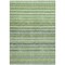 Homeroots 8' X 10' Artichoke Green And Olive Green Striped Washable Indoor Outdoor Area Rug 577790 - alternate 6