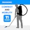 Prolux Powerful Lightweight 10 Quart Backpack Vacuum w/ 1 1/2in Tool Kit 19pl10qt - alternate 6