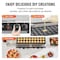 Vevor 50PCS 43mm Mini Dutch Pancake Maker Commercial Dorayaki Baker 1700W, 50PK PC-50 - alternate 6