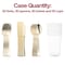 Smarty Had A Party Gold Disposable Plastic Cutlery and Cup Set, 120PK 79512-G-CASE - alternate 6