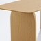 Homeroots 66" Natural Solid Wood Double Pedestal Base Dining Table 712849 - alternate 4