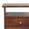 Homeroots 21" Brown Solid Wood Two Drawer Nightstand 701735 - alternate 8