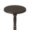 Homeroots 22" Black Distressed Aluminum Round Pedestal End Table 634862 - alternate 5