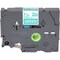 Brother Label Tape Cartridge, White on Green, Labels/Roll: Continuous TZe725 - alternate 1