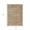 Homeroots 10' X 14' Beige And Taupe Aztec Washable Indoor Outdoor Area Rug 615541 - alternate 5