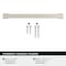 Amerock Bridgeport 6-5/16 inch (160mm) Center-to-Center Satin Nickel Cabinet Pull, 25PK 25VMP37033G10 - alternate 3