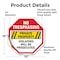 Signmission No Trespassing Private Property Vio, 10 Inch X 10 Inch, Vinyl Decal OC-D-10-99 - alternate 3