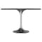Leisuremod Round 47.24 in W, 29.35 in L, Sintered Stone/Stainless Steel, Black VT23BS-48BLS - alternate 6