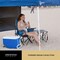 Arrowhead Outdoor Portable Folding Camping Quad Chair with 6-Can Armrest Cooler, Ocean Blue KKS0273U - alternate 5
