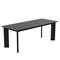 Homeroots 78" Black Solid Wood Oval Dining Table 712174 - alternate 1