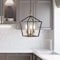 Jonathan Y Ojai 10" 3-Light Iron Classic Modern Pagoda LED Pendant Lantern, Oil Rubbed Bronze/Brass Gold JYL7601D - alternate 8