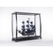 Homeroots 34in Black Glass Standard Display Stand 364365 - alternate 4