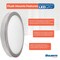 Bulbrite 7" Round 10.3-W 3000K LED Flush Mount Light, 1150 Lumens, Nickel Finish 773606 - alternate 9