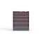 Strong Hold 5 drawer cabinet - (1x 3ft, 1x 4ft, 1x 5ft, 1x 6ft, 1x 7ft) - Red accents - E-Lock w/ Tracking S3036-PPTAS-0503DS - alternate 1