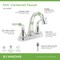 Symmons Elm 4 in. Centerset Two-Handle Bathroom Faucet with Push Pop Drain (1.0 GPM) SLC5512PP - alternate 2