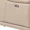 Homeroots Beige Leather Power Reclining L Shaped Seven Piece Corner Sectional With Console 643901 - alternate 3