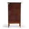 Homeroots 28" Brown Rubberwood Solid Manufactured Wood Secretary Desk With Three Drawers 389426 - alternate 6